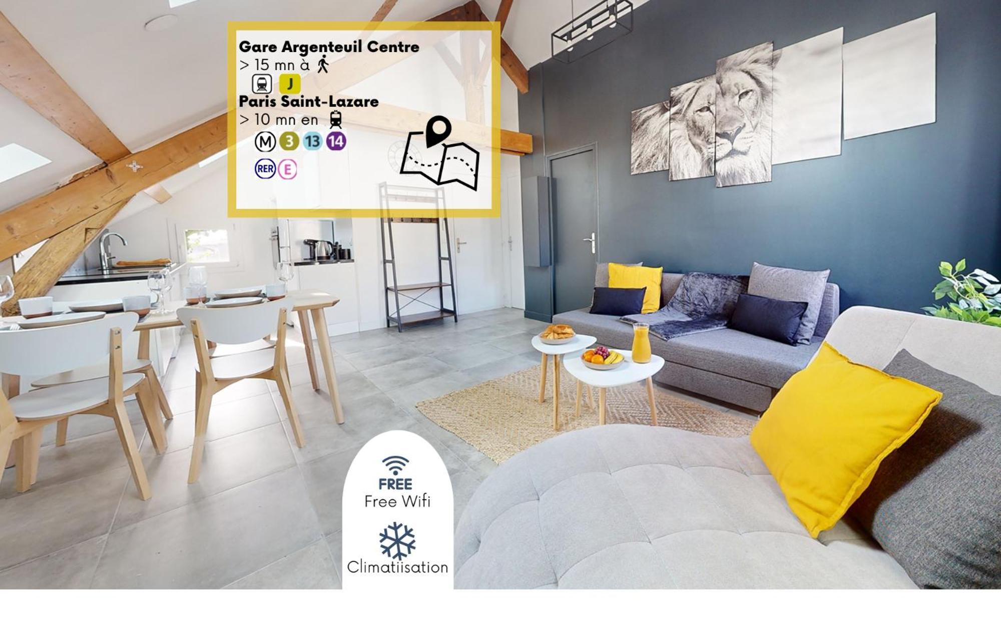 Apartment Magnifique Appartement- Proche Paris-climatisation
